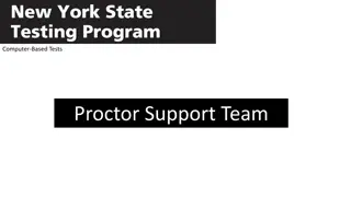 Computer-Based Tests Proctor Support Guidelines