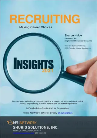 Expert Insights on Strategic Recruitment Challenges and Career Development in the Medical Industry