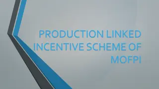 MoFPI Production Linked Incentive Scheme Overview