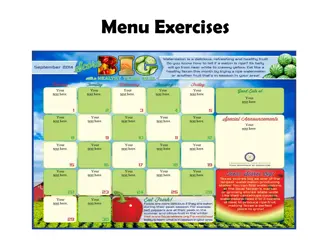 ABC Day Care Sample Menu - May 2014
