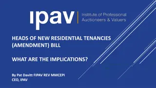Implications of Residential Tenancies (Amendment) Bill and Key Changes