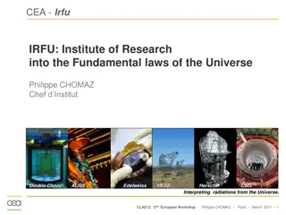 Exploring Fundamental Laws of the Universe: CEA's Cutting-Edge Research Initiatives