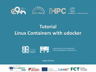 Introduction to Linux Containers and udocker Tool