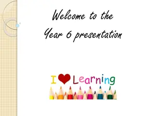 Year 6 Presentation Daily Routine Overview