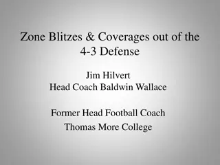Zone Blitzes & Coverages in the 4-3 Defense Overview