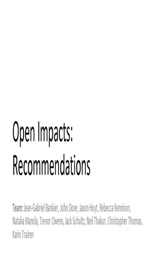 Enhancing Openness in Research: Strategies for Measuring and Maximizing Impact