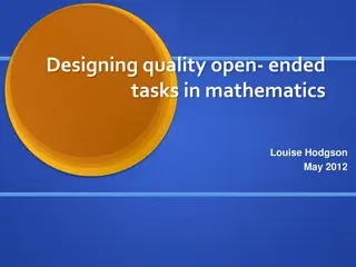 Enhancing Mathematics Learning Through Quality Open-Ended Tasks