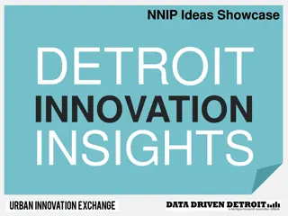 Detroit Innovation Insights - Understanding Urban Innovators