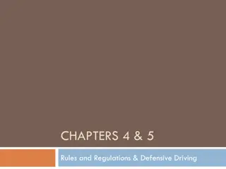 Road Rules and Defensive Driving Guidelines