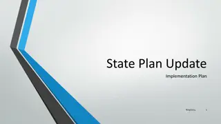 State Plan Implementation: Process Overview 8/29/2024
