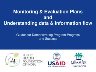 Monitoring & Evaluation Plans: Essentials and Data Flow for Program Success