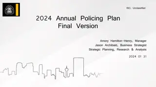 Annual Policing Plan 2024 Overview