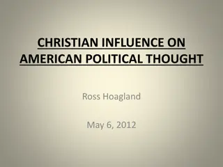 Influence of Christianity on American Political Thought