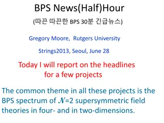 Recent Developments in BPS Spectrum Research at Rutgers University Strings2013