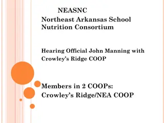 Northeast Arkansas School Nutrition Consortium - Overview and Success Stories