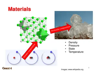 Understanding Geant4 Materials and Units in Particle Physics