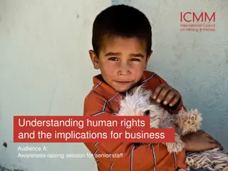 Understanding Human Rights in Business: A Senior Staff Awareness Session