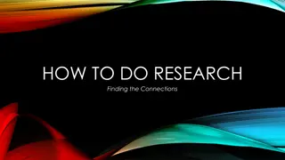 Mastering Research: Making Connections and Creating a Thesis