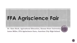 Agriscience Research Projects in Agricultural Education