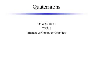 Understanding Quaternions in Computer Graphics