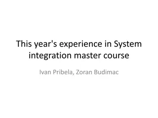 System Integration Master Course Experience Overview