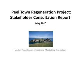 Peel Town Regeneration Project Stakeholder Consultation Report May 2010
