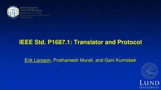 IEEE Std. P1687.1 Translator and Protocol