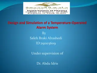 Designing a Temperature Warning Device System using Thermistors