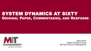Evolution of System Dynamics: Path Forward at 60