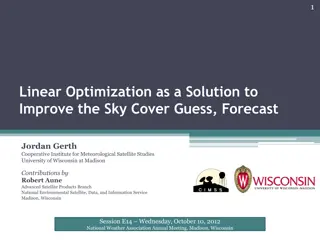 Linear Optimization to Improve Sky Cover Forecasting
