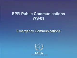 Emergency Response Scenario: Radiological Incident in City Center