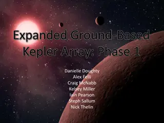 Ground-Based Kepler Array: Phase 1 Overview