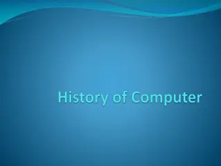Evolution of Computers: From Abacus to Analytical Engine