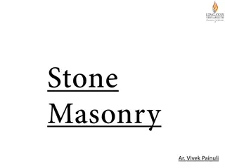 Understanding Stone Masonry: Classification and Techniques