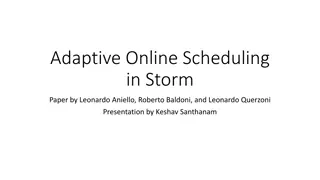 Adaptive Online Scheduling in Storm: Enhancing Data Processing Efficiency