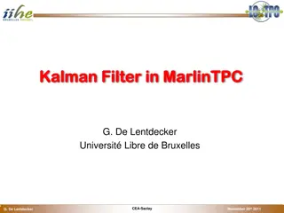 Installing and Working with Kalman Filter in MarlinTPC