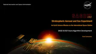 Future Development Plans for SAGE III/ISS Solar Algorithm