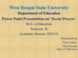 Understanding Social Processes in Education