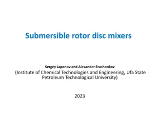 Emulsion Formation Using Submersible Rotary-Disk Mixers