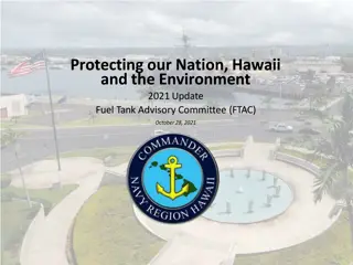 Update on Fuel Tank Advisory Committee Activities in Hawaii (2021)