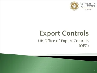 Understanding Export Controls in Academic Research