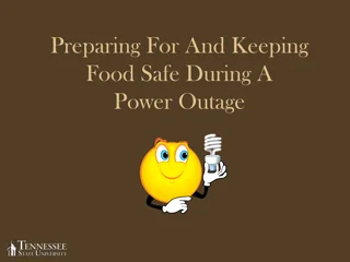 Safely Handling Food During Power Outages