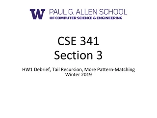 Understanding Tail Recursion and Pattern Matching in Functional Programming