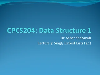 Understanding Singly Linked Lists in Data Structures