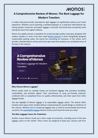 The Best Luggage for Modern Travelers