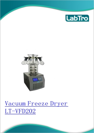 Vacuum Freeze Dryer LT-VFD202