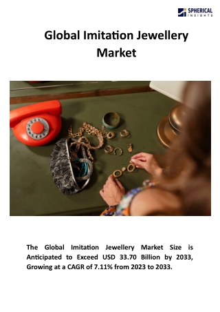 Global Imitation Jewellery Market