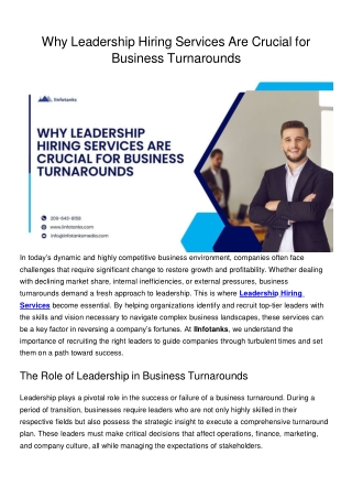 Leadership Hiring Services