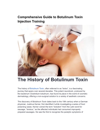 Botox Training New York City
