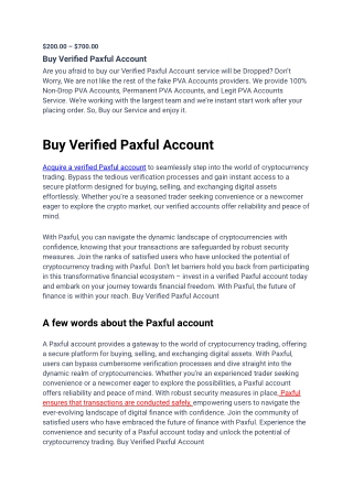 Buy Verified Paxful Account -VIP
